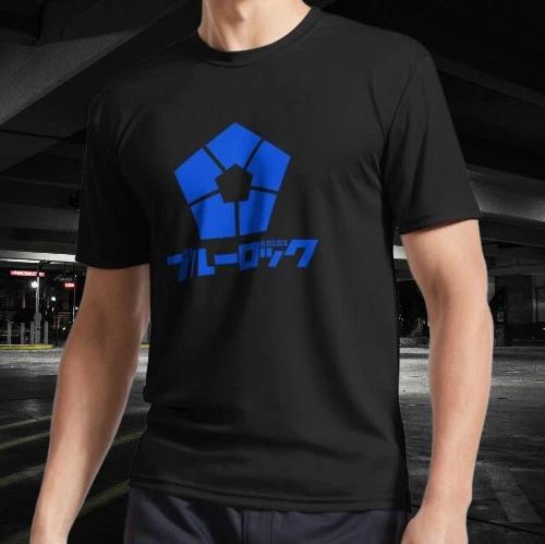 

Blue Lock Logo - Soccer Sports Anime T-Shirt Funny Size Mode American T-shirt L