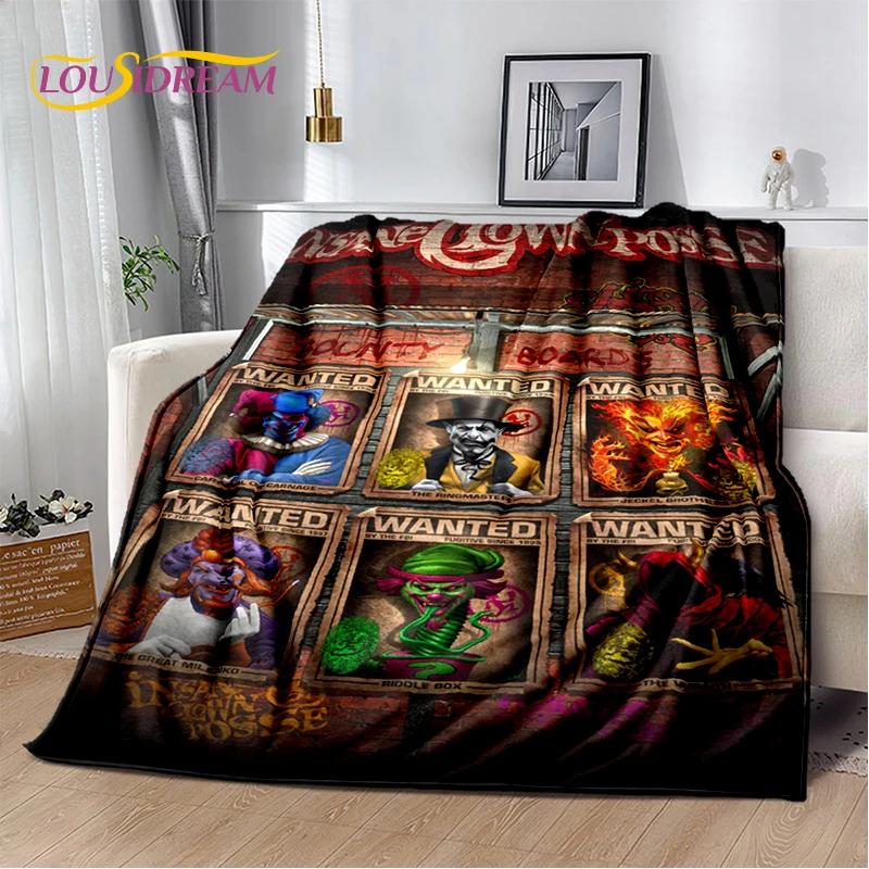 Icp Insane Clown Posse Juggalo Rap Metal Soft Flannel Blanket for Bed Bedroom Sofa Picnic,Throw Blanket for Cover Outdoors Gift