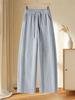 Spring 2026 Red Rhinestone Wide-Leg High-Waist Sweatpants for Women