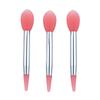 10pcs Silicone Lip Brush Set Small Makeup Brushes Lipstick Applicator Brushes with 2 Antilost