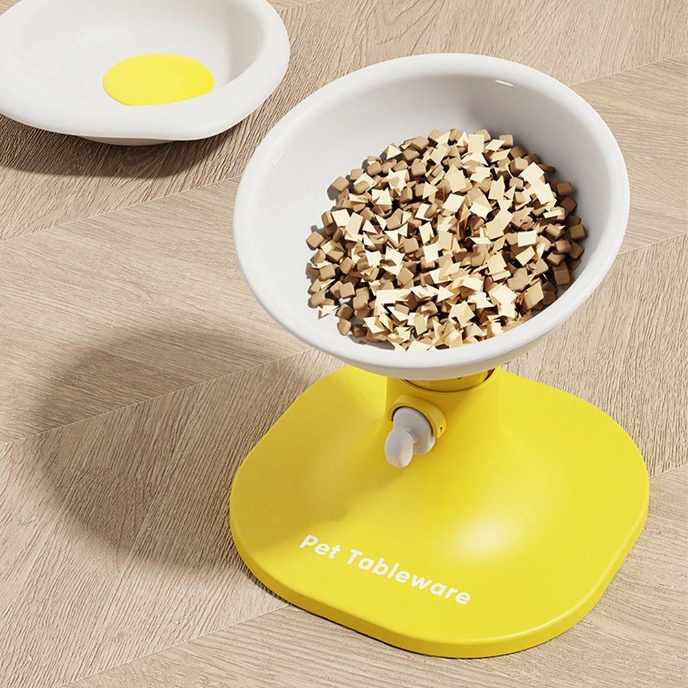 Stable Adjustable Height Angle Cat Bowl Neck-protecting Dual-use Pet Bowls Anti-rollover Dog Bowl