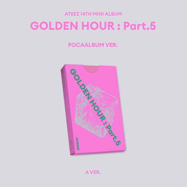 [pre-ordine] [SET] ATEEZ 14° Mini Album GOLDEN HOUR : Parte.5 Set Album POCA (A + Diario + Z Ver.)