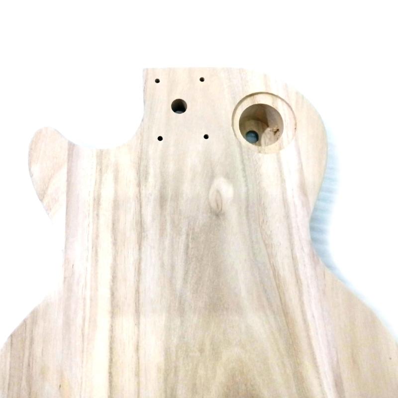Unfinished Handcrafted Guitar Body Maple Wood Electric Guitar Body Guitar Barrel Replacement Parts Guitar DIY Accessory