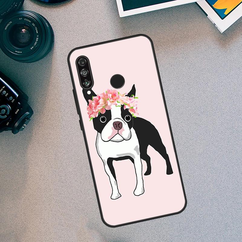 Boston Terrier Dog For Huawei Nova 5T 9 10 SE 3i 7i 8i 11i 12i Y60 Y61 Y70 Y72 Y73 Y90 Y91 P30 P40 Lite Case