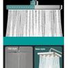 10-inch Top Shower Head Universal Large Showerhead Pressurized Anti-blocking Shower Head Bathroom Hotel Small Waist Shower