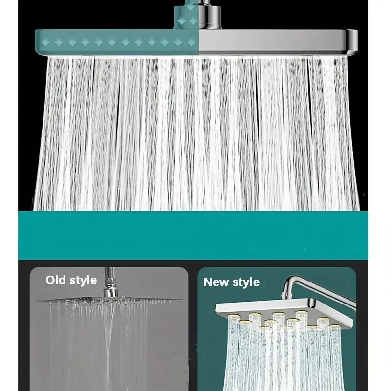 10-inch Top Shower Head Universal Large Showerhead Pressurized Anti-blocking Shower Head Bathroom Hotel Small Waist Shower