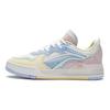 Li Ning We Wu Chaussures de Skate Basses Légères Antidérapantes Sneakers Femme Blanc Rose Jaune AGCS030-2