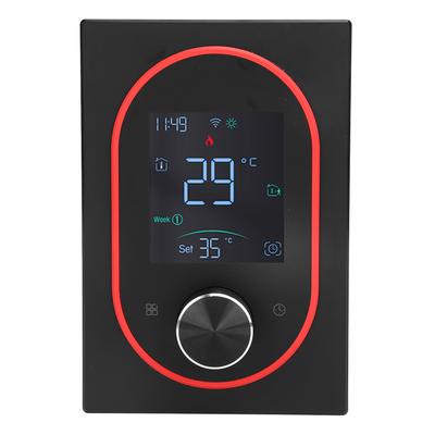 Smart Color Thermostat LCD Programmable Knob Control Touchscreen Water Heating Thermostat with APP