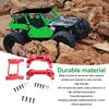 RC Front Rear Bumper Mount Servo Mount Set Aluminum Alloy Bumper Mount Servo Mount for   1Celsius10 RC Crawler Car