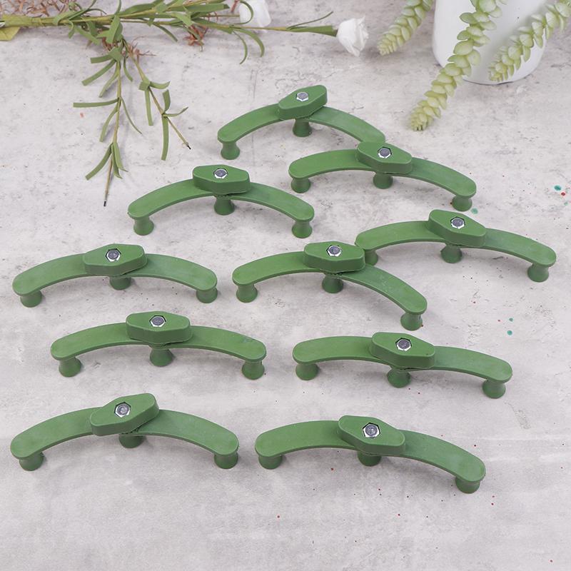 

10Pcs Adjustable Plant Branch Bender Clips Supporting Plant Growth And Shaping Branches Reusable Plastic Garden Fixators