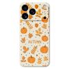 For iPhone 17 Pro Case Autumn Theme Pattern Printing Straight Edge TPU Phone Back Cover