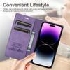 For iPhone 16 Pro Wallet Case Magnetic Closing Leather Phone Cover