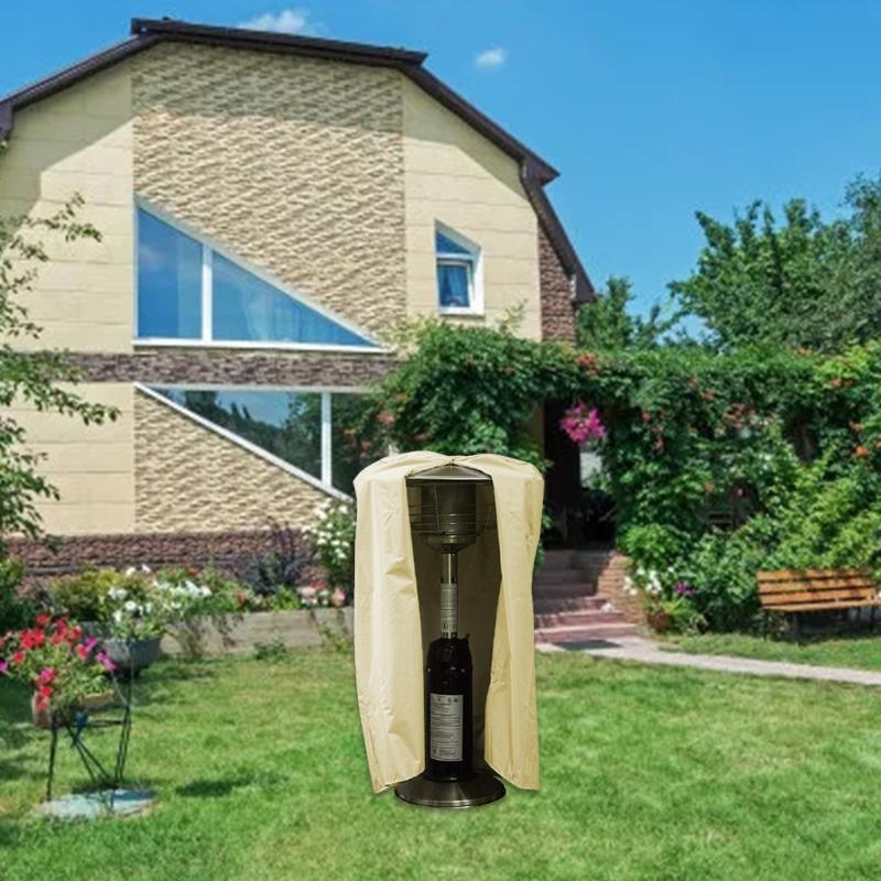 Copertura Antipolvere per Riscaldatore da Esterno Standup, Copertura Impermeabile per Riscaldatore con Cerniera, Copertura per Riscaldatore in Tessuto Oxford da Esterno 24,02x37,99''