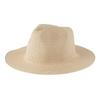 Fashion Solid Color Panama Straw Hat Lightweight UV Protection Wide Brim Sun Hat Breathable Beach Hat Vacation