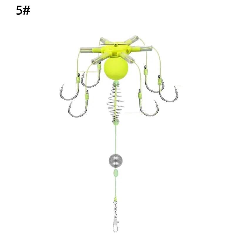 

1 шт. Шесть крючков Углеродистая сталь Леска Группа Кормушка Грузило Поплавок Острый Рыболовный Пружина Клетка для прикормки Морская Леска Крючок Рыболовная Клетка для прикормки