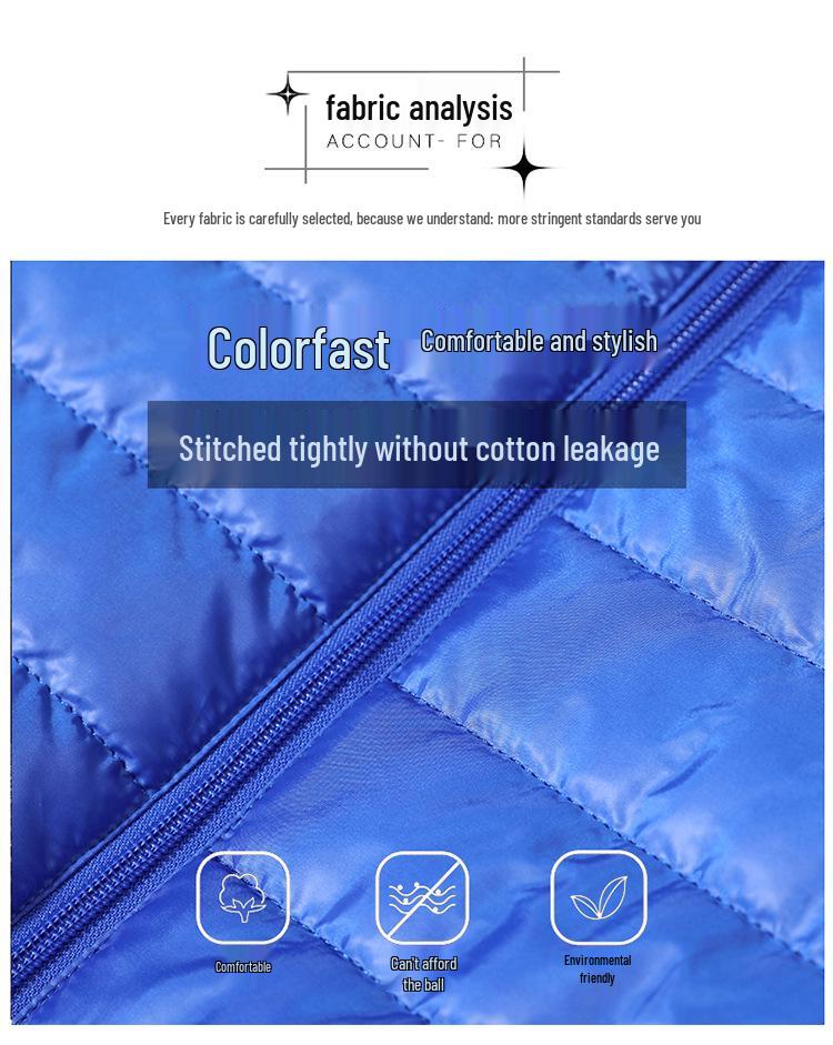 Men's Lightweight Hooded Down Jacket - 2025 Autumn/Winter Fashionable Warm Short Coat