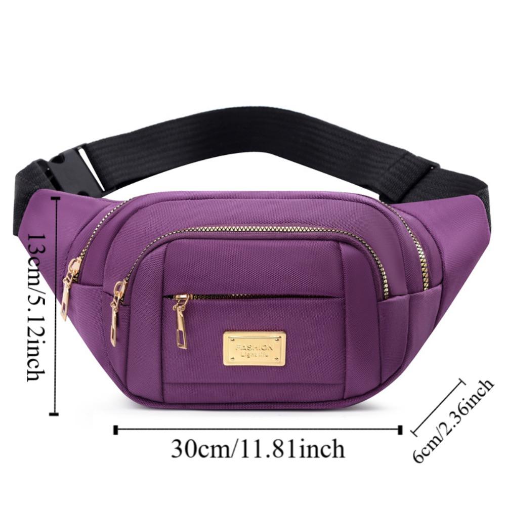 Waterproof Women's Fanny Pack Oxford Cloth Crossbody Chest Bag Fashion Single Shoulder Bag  Gift