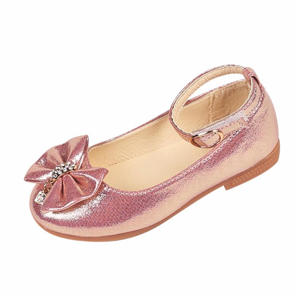 Copii Sugar Copii Bebeluși Fete Bowknot Crystal Dance Shallow Single Pantofi