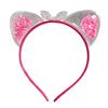 Baby Cute Girls Sequins Ear Design Headband Headwear Apparel Photography Prop Party Gift