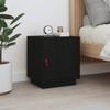 VidaXL Bedside Table Black 40x34x45 Cm Solid Pine Wood818283