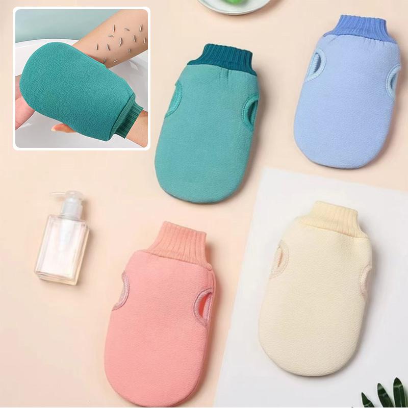 1PC Towel SPA Solid Color Peeling Exfoliating For Shower Cleaning Body Brush Body Massage Body Scrubber Glove Scrub Mitt Rub