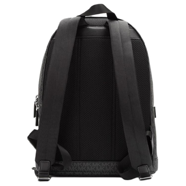 Michael Kors MK Cooper Monogram Vintage PVC Backpack Large Men Backpacks Black 37U9LCRB3B-BLACK