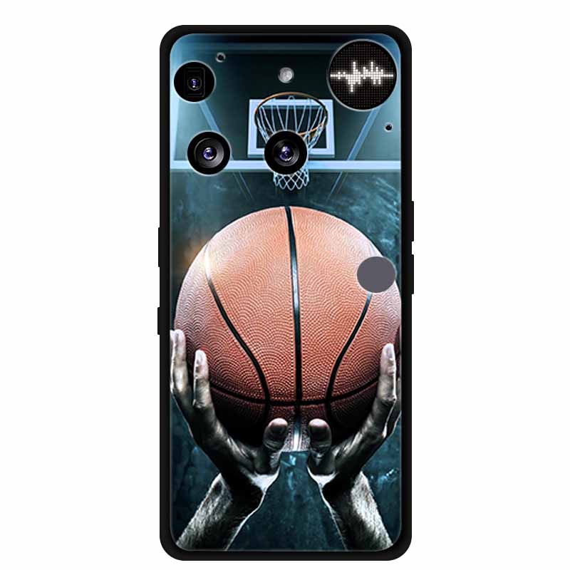 

For Nothing Phone 3 Case 6.67 Fashion Flowers Black Silicone Soft Back Cover For Nothing Phone 3 Case Phone3 Funda Para Coque Nothing Phone 3 5G