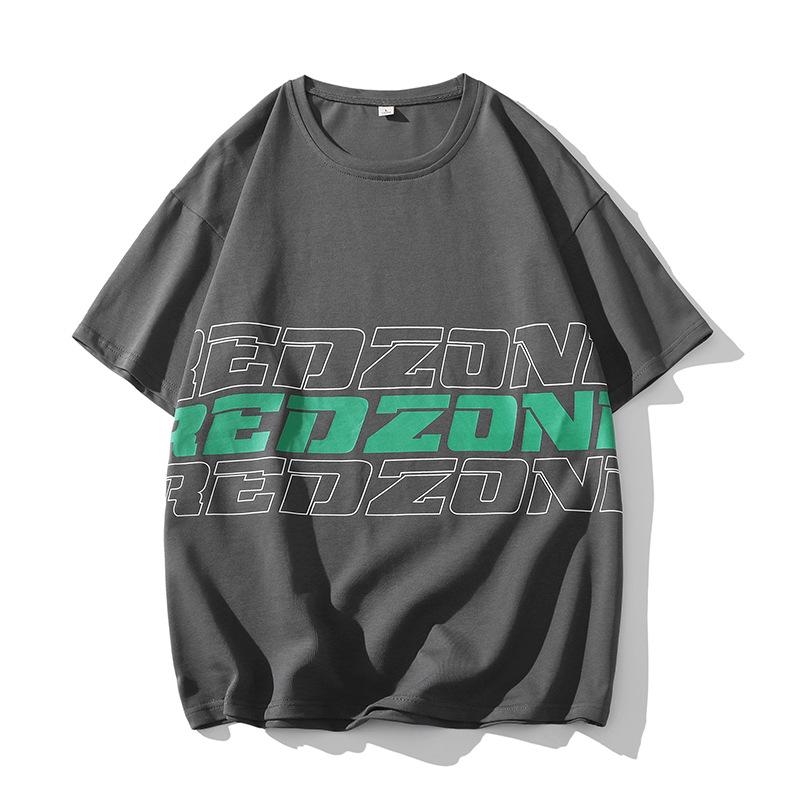 

Мужская футболка с коротким рукавом, свободная летняя хлопковая футболка, футболка с коротким рукавом XXXXL шифер серый