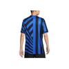 Nike Camisa de Futebol de Manga Curta para Casa da Moda com Logotipo da Inter de Milão Masculino tops Preto Azul FN8787-440