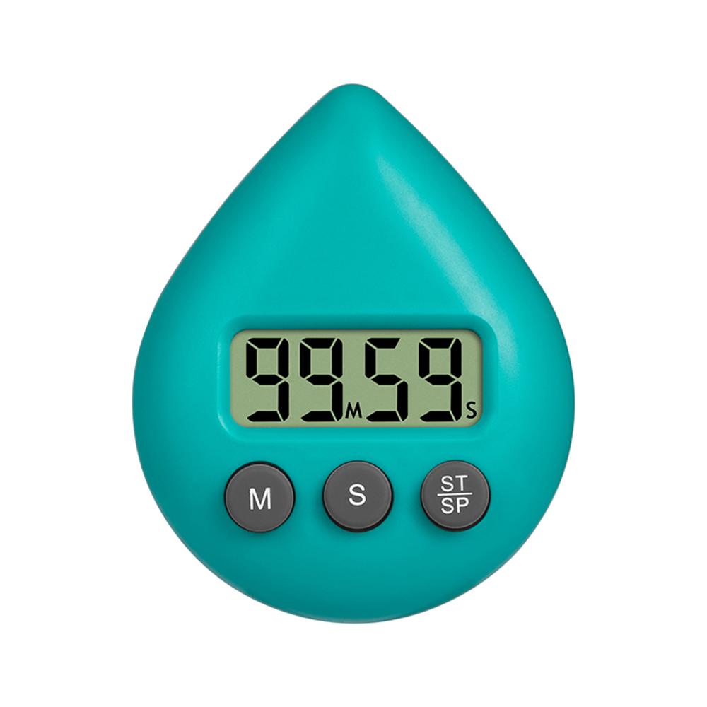 1-99 Minutes Electronic Digital Timer Loud Alarm Water Drop Shape Countdown Timer For Cooking Studying Homework Exercise Gadget