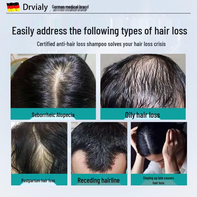 DRVIALY Anti-Hair Loss & Oil Control Shampoo