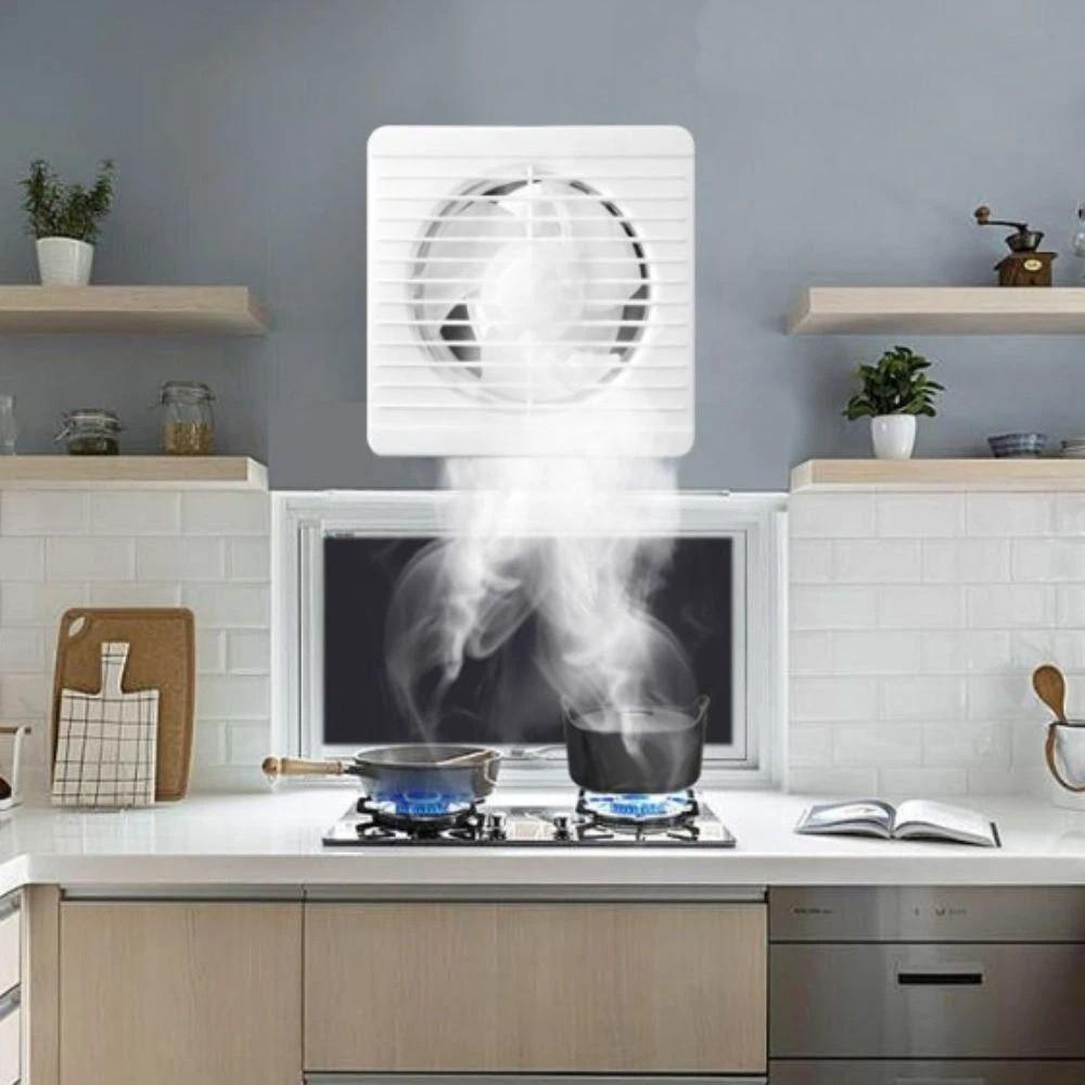 Extracteur Silencieux Ventilateur de Ventilation Faible Bruit Facile à Installer Ventilateur Mural Utilisation Toilettes