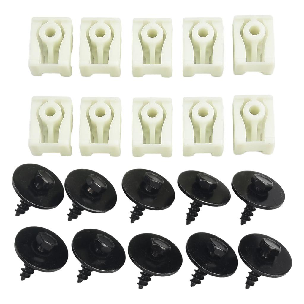 20 Stück Auto Vorne Hinten Kotflügelverkleidung C-Clip Mit Sechskantschraube Kunststoff Für BMW 07147311312 07149213164 Satz Mit Schraube Autozubehör