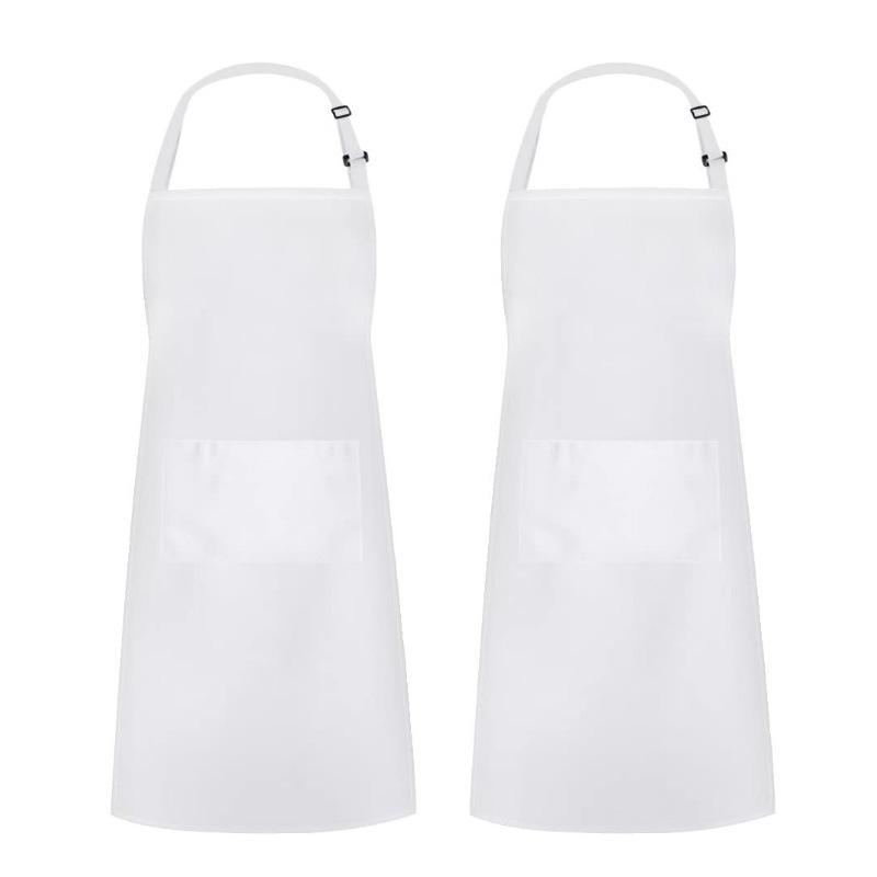 Apron with yoke-adjustable with pockets, kitchen aprons family, apron for Chef, Catering, bakery, work clothes for hairdresser