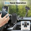 Solid Car Truck Phone Mount Holder with 11.8-Inch Gooseneck Long Arm Anti-Shake Stabilizer Compatible All Cell Phones iPhone