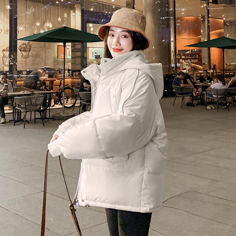 Clothing Short Down Cotton-padded Jacket Student Cotton-padded Clothes Female Korean Version Loose Winter Padded Coat Small Cotton-padded Jacket