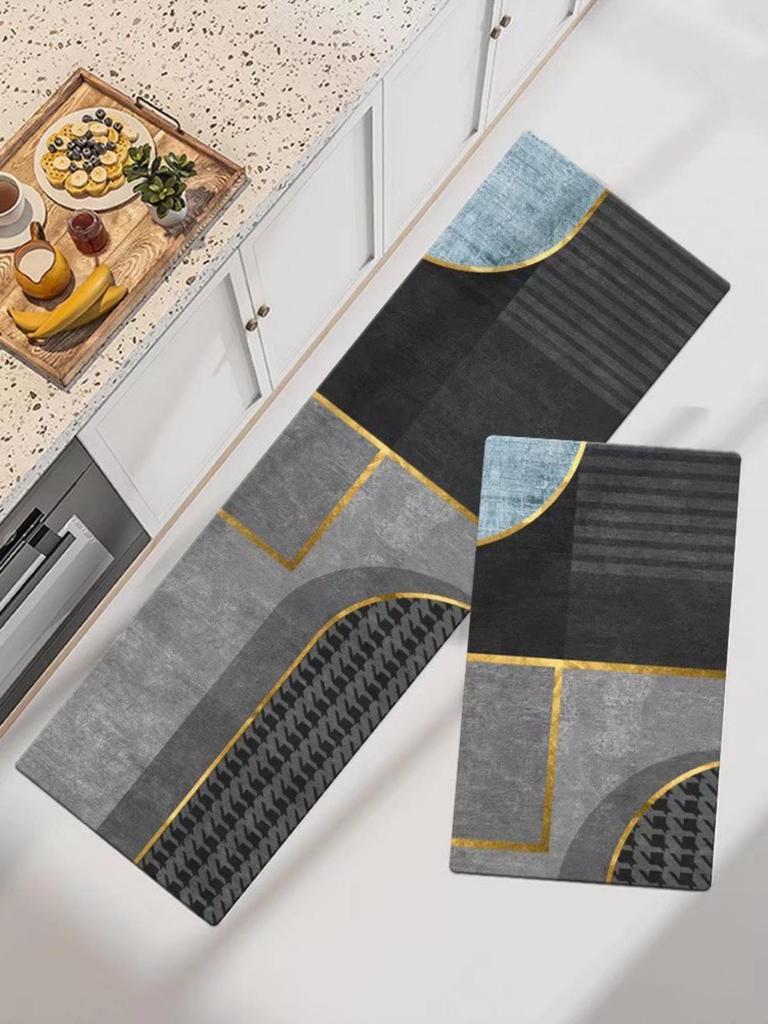 Fashion Simple Nordic Style Kitchen Mat  Carpet House Hold Carpet Modern Home Decor