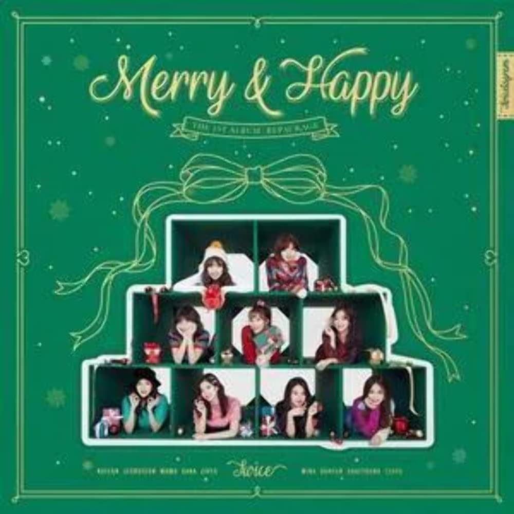 

Twice 1st Album Repackage - Merry & Happy (Random Version)