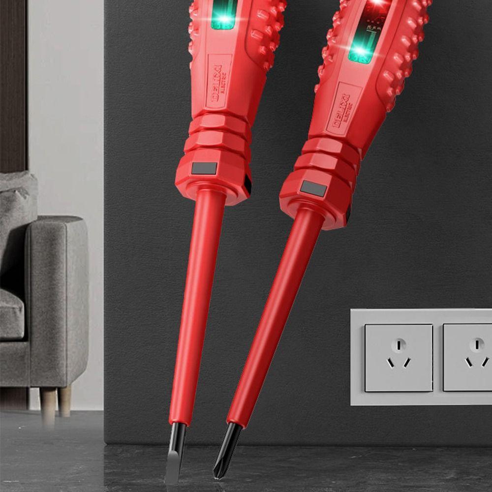 Word/Cross Electric Tester Pen with Indicator Voltage Detector Voltage Sensor Pen Household