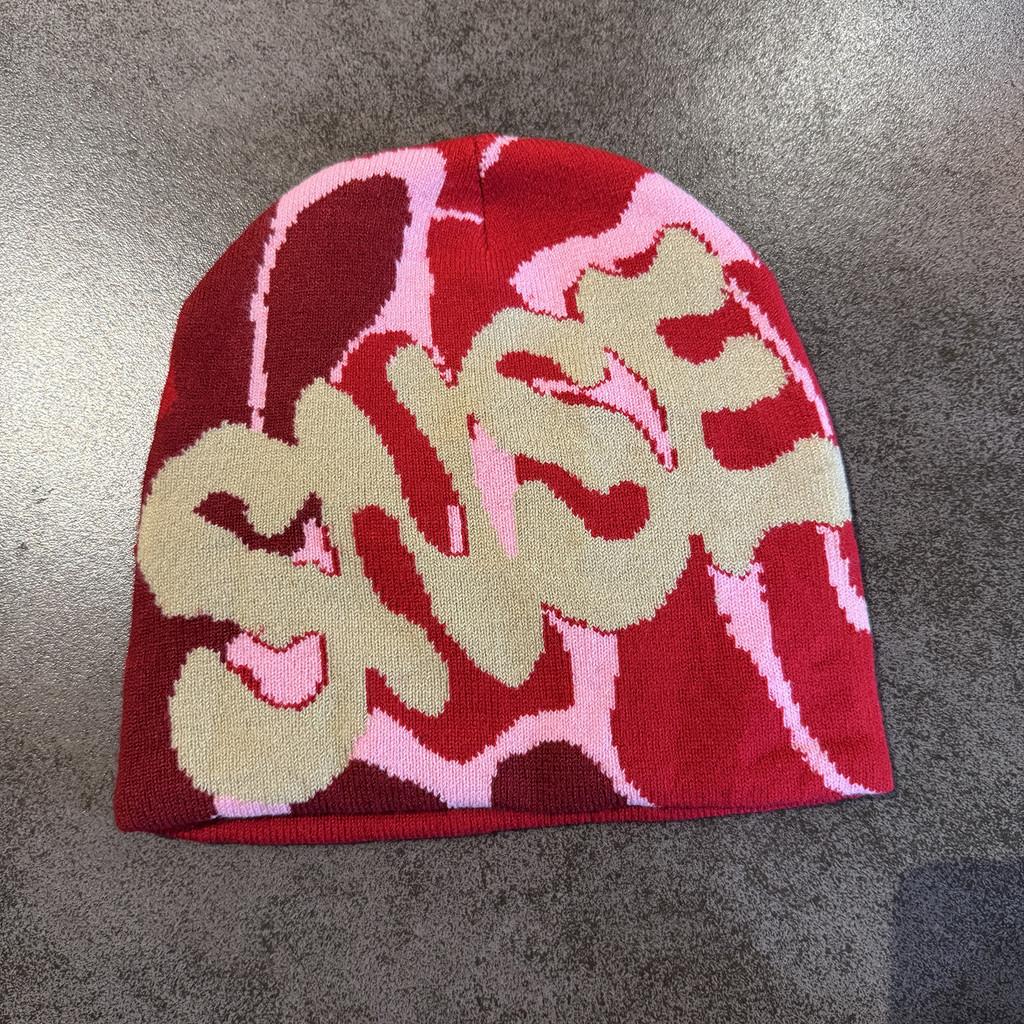 Street Style Letter Pattern Casual Warm Neutral Knitted Hat Fall For