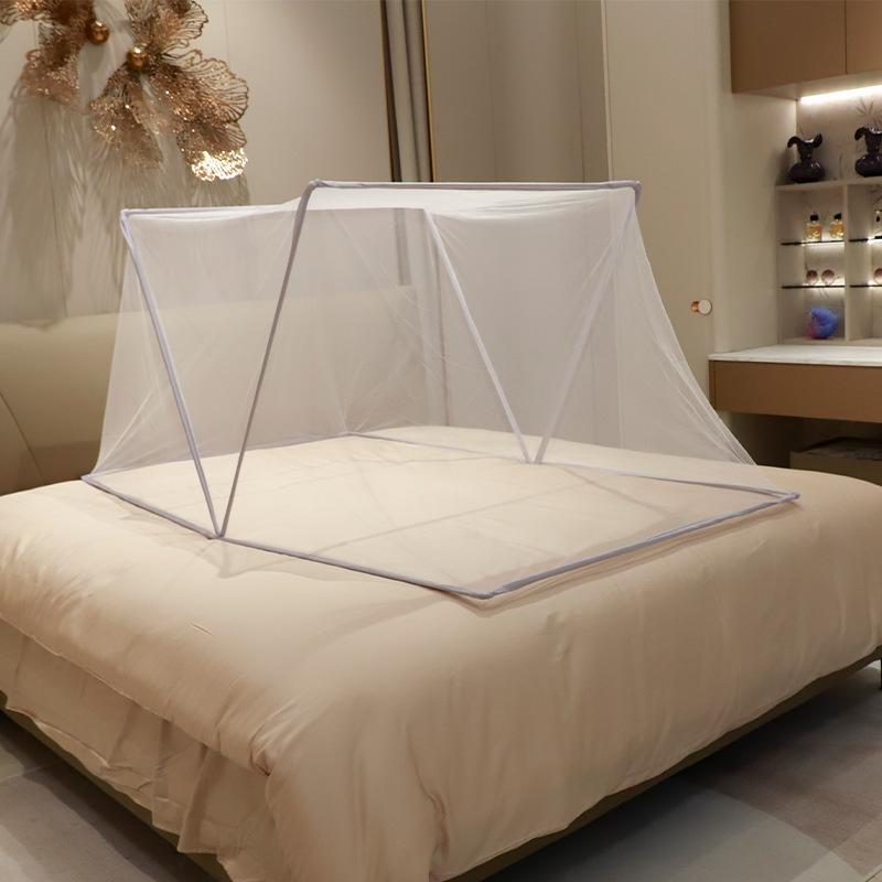 Foldable Mosquito Net: Easy-Install, Retractable, Encrypted Bunk Bed Cover for Dorms
