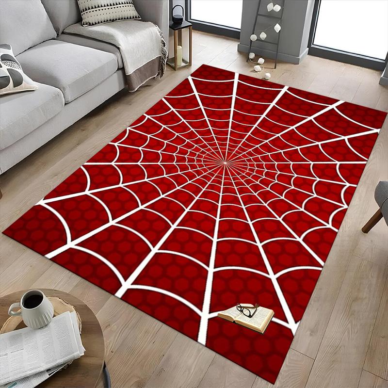 1PC spider web Extra Large Non Slip Floor carpet, Office, family, bedroom, Studio Large Area Rug Indoor Rugs, , Vibrant Colors