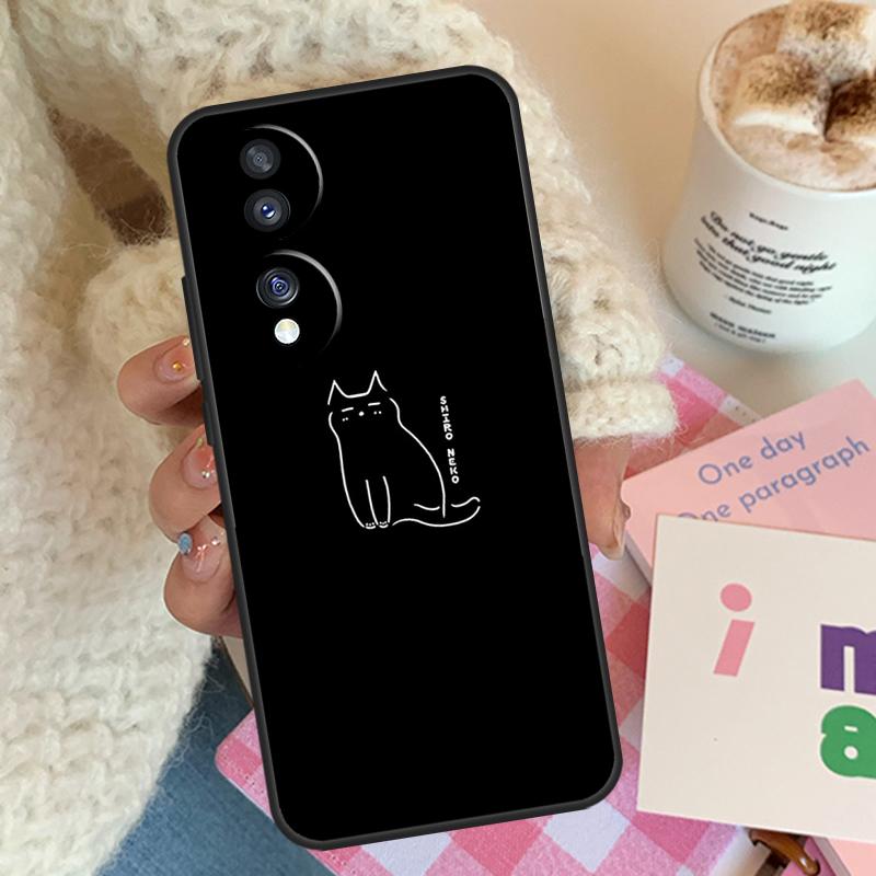 Minimalist Cats For Honor Magic 8 7 6 Lite Case For Honor 400 200 Pro 90 70 50 X8c X8b X9a X9b X9c X9d Win RT