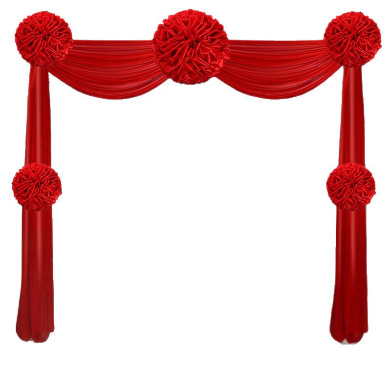 Červená hortenzie Dekorace dveří pro svatby nebo oslavy nového domova