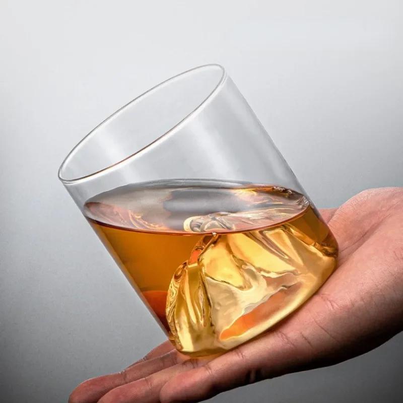 180ml Ceașcă Mountain View Sticlă de Apă de Uz Casnic Pahar de Whisky Pahar pentru Vin Străin Pahar pentru Băuturi Spirituoase de Munte Tibetane Căni de Ceai Pahare