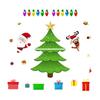 Weihnachtsmann Kühlschrankmagnet Garagentor Magnet Dekorationen Festliches Weihnachts-Kühlschrankmagnet-Set mit Weihnachtsmann für die Küche