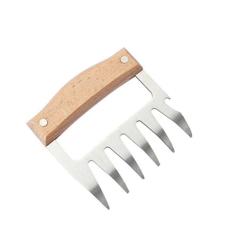 Barbecue Utensil shredders Wood Handle Bear Claws BBQ Meat BBQ Meat shredders shredding