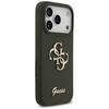 Guess Silikon Big 4G Script Hülle für iPhone 17 Pro Max Khaki