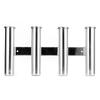 Fishing Rod Holder 4 Tube Racks Vertically Mounted Stainless Steel Hardware for Marine Yacht Boat