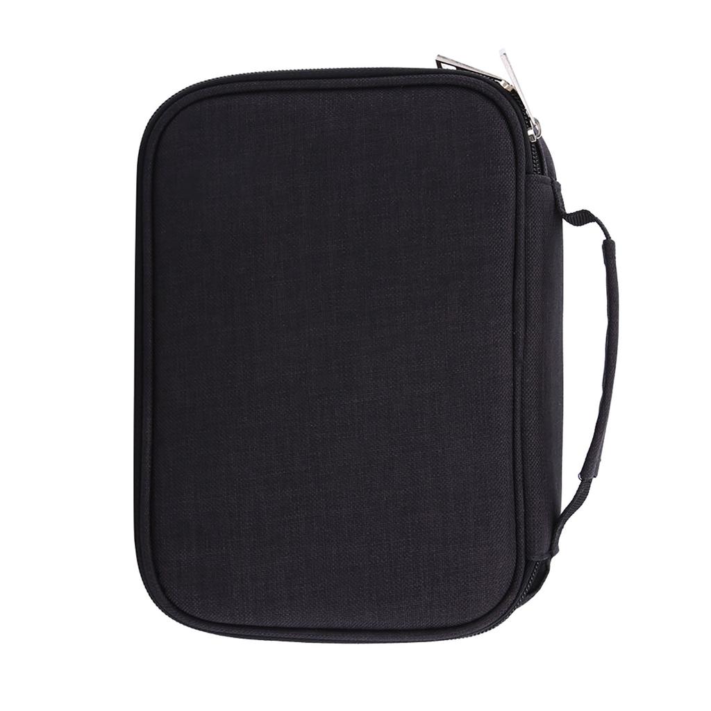 72 Slots Multifunction Foldable Fabric Pencil Case Large Capacity Zipper Pen Bag